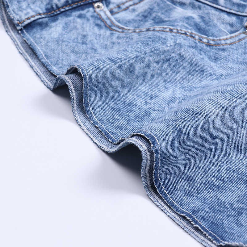 Casual Denim Shorts for Women / Fashion Loose Shorts with High Waist