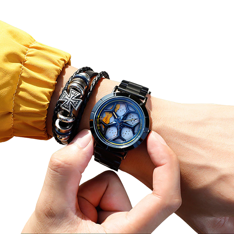 Casual Waterproof Analog Watch Of Rotating Roulette Dial For Men / Quartz Accessories