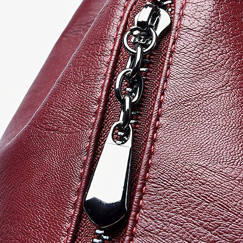 Casual Women's Exquisite Design PU Leather Shoulder Bag / Fashion Capacity Backpack-Bookbag