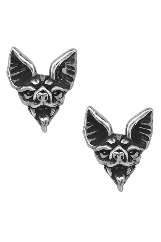 Cauchemar Bat Head Studs for Gothic and Punk Style Lovers