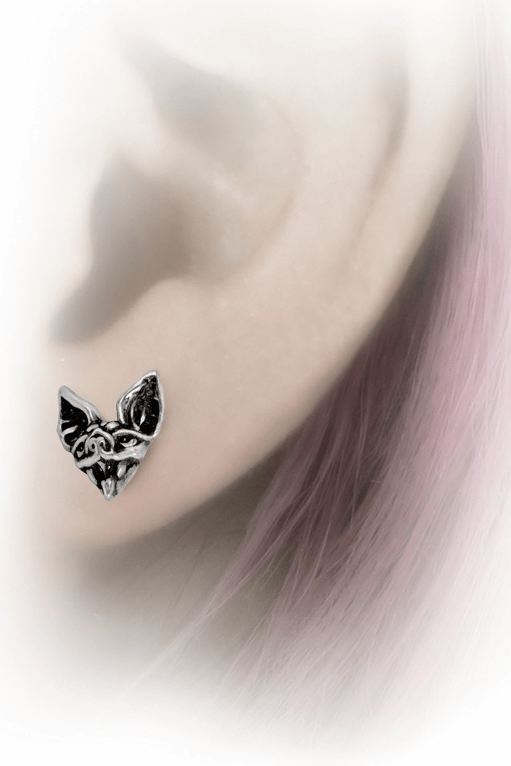 Cauchemar Bat Head Studs for Gothic and Punk Style Lovers