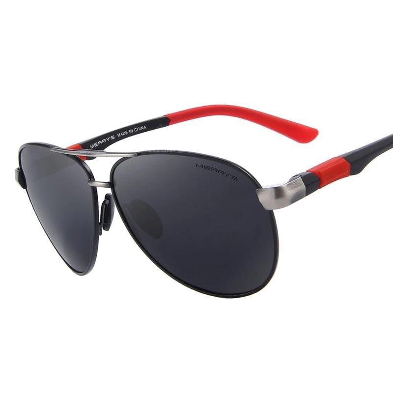 Classic Pilot HD Polarized Sunglasses For Driving Aviation with Alloy Frame