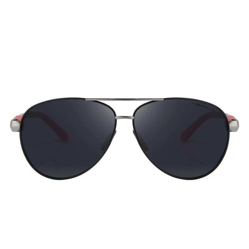 Classic Pilot HD Polarized Sunglasses For Driving Aviation with Alloy Frame