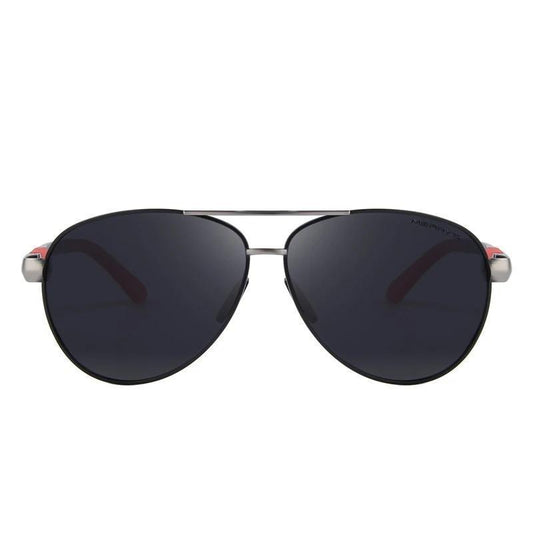 Classic Pilot HD Polarized Sunglasses For Driving Aviation with Alloy Frame