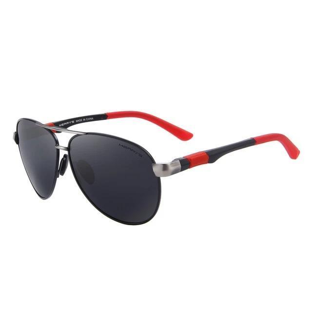 Classic Pilot HD Polarized Sunglasses For Driving Aviation with Alloy Frame