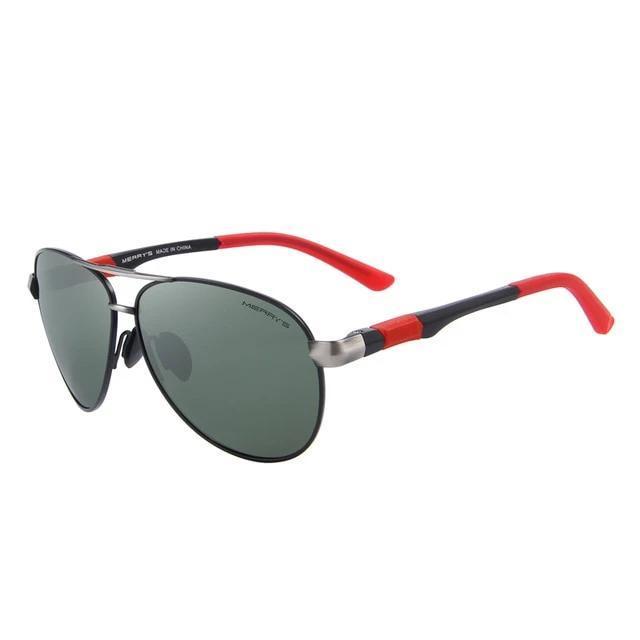 Classic Pilot HD Polarized Sunglasses For Driving Aviation with Alloy Frame