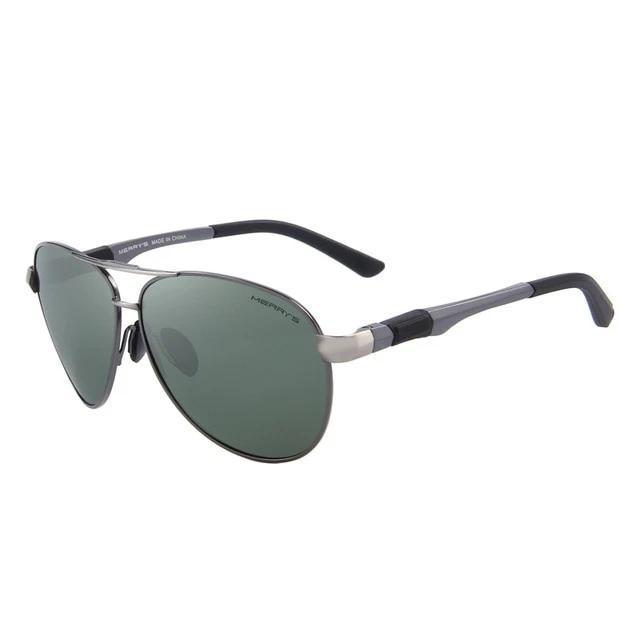 Classic Pilot HD Polarized Sunglasses For Driving Aviation with Alloy Frame