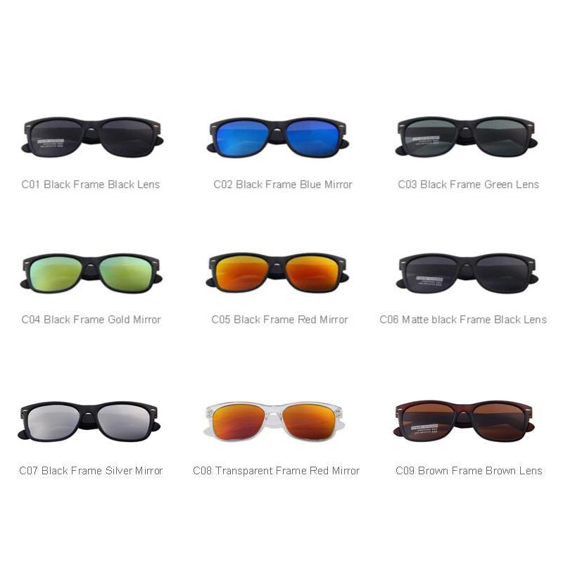Classic Retro Polarized Sunglasses / UV400 Protection Rivet Shades