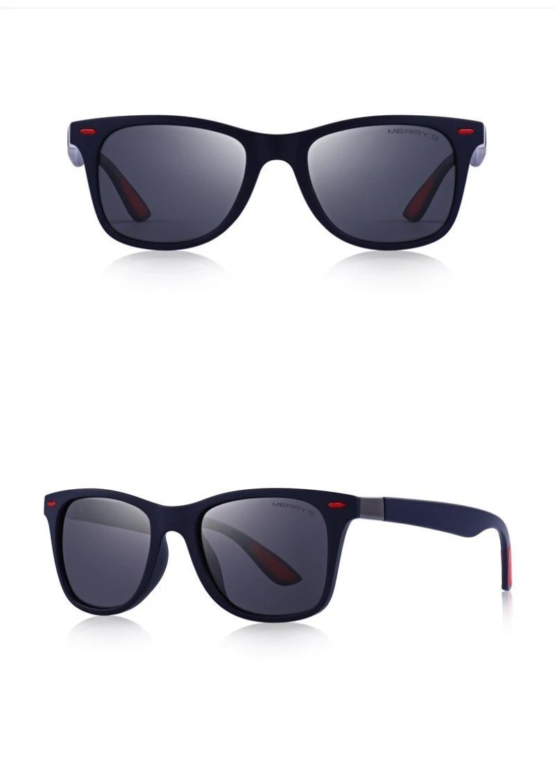 Lighter Design Polarized Sunglasses with Square Frame and 100% UV Protection