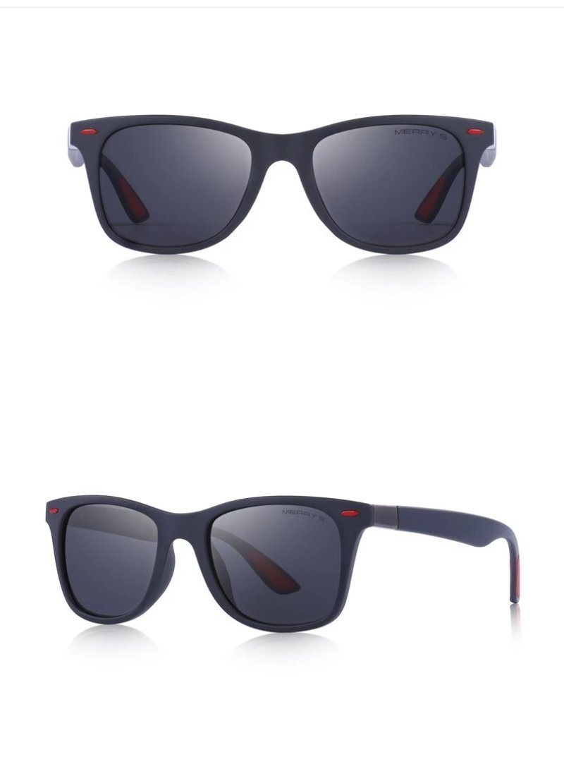 Lighter Design Polarized Sunglasses with Square Frame and 100% UV Protection