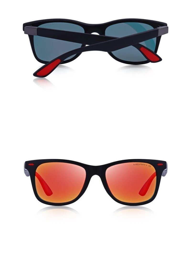 Lighter Design Polarized Sunglasses with Square Frame and 100% UV Protection