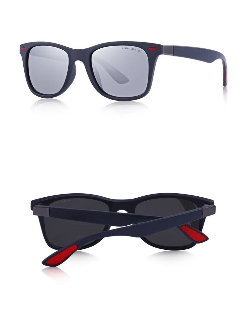 Lighter Design Polarized Sunglasses with Square Frame and 100% UV Protection