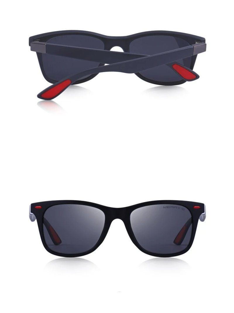 Lighter Design Polarized Sunglasses with Square Frame and 100% UV Protection