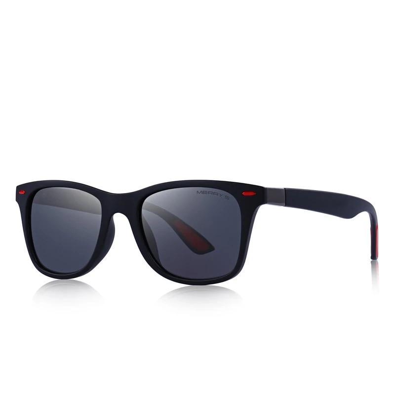 Lighter Design Polarized Sunglasses with Square Frame and 100% UV Protection