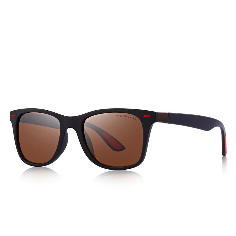 Lighter Design Polarized Sunglasses with Square Frame and 100% UV Protection
