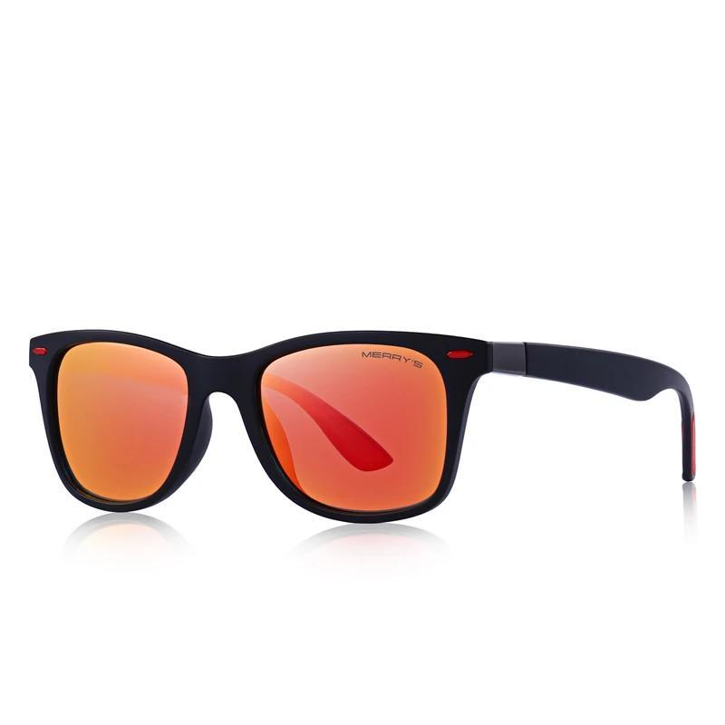 Lighter Design Polarized Sunglasses with Square Frame and 100% UV Protection