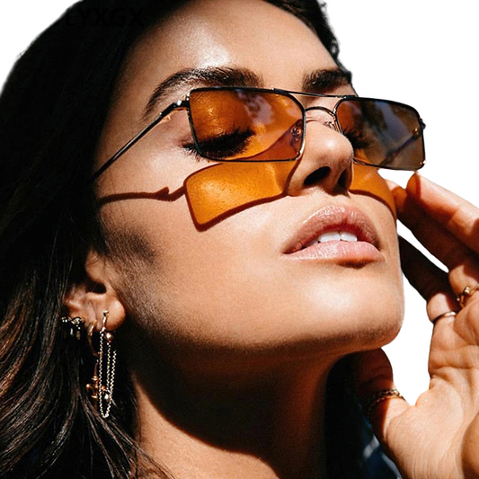 Classic Retro Sunglasses For Women / Luxury Casual Metal Eyewear / Vintage Accessories