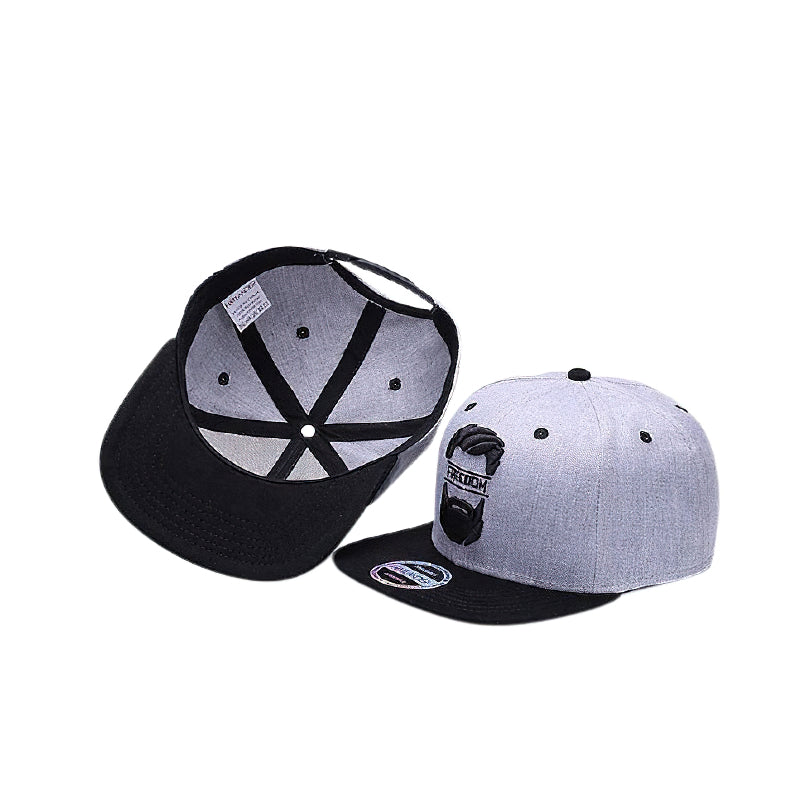 Cool Men's Cap With Embroidery Mustache / Streetwear Cap In Youth Style
