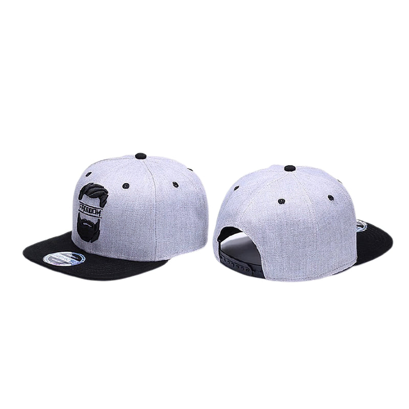 Cool Men's Cap With Embroidery Mustache / Streetwear Cap In Youth Style