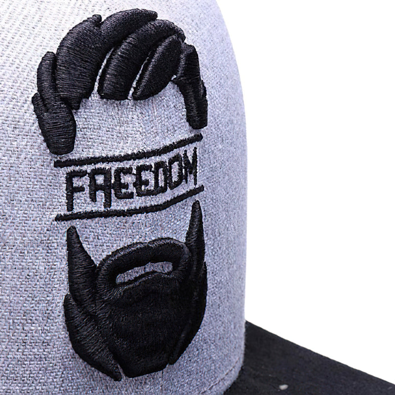 Cool Men's Cap With Embroidery Mustache / Streetwear Cap In Youth Style