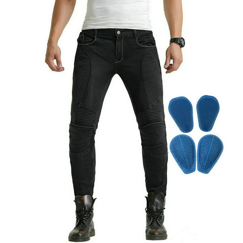 Cool Men's Motorcycle Pants / Biker Protection Pants / Rock Style Jeans For Men