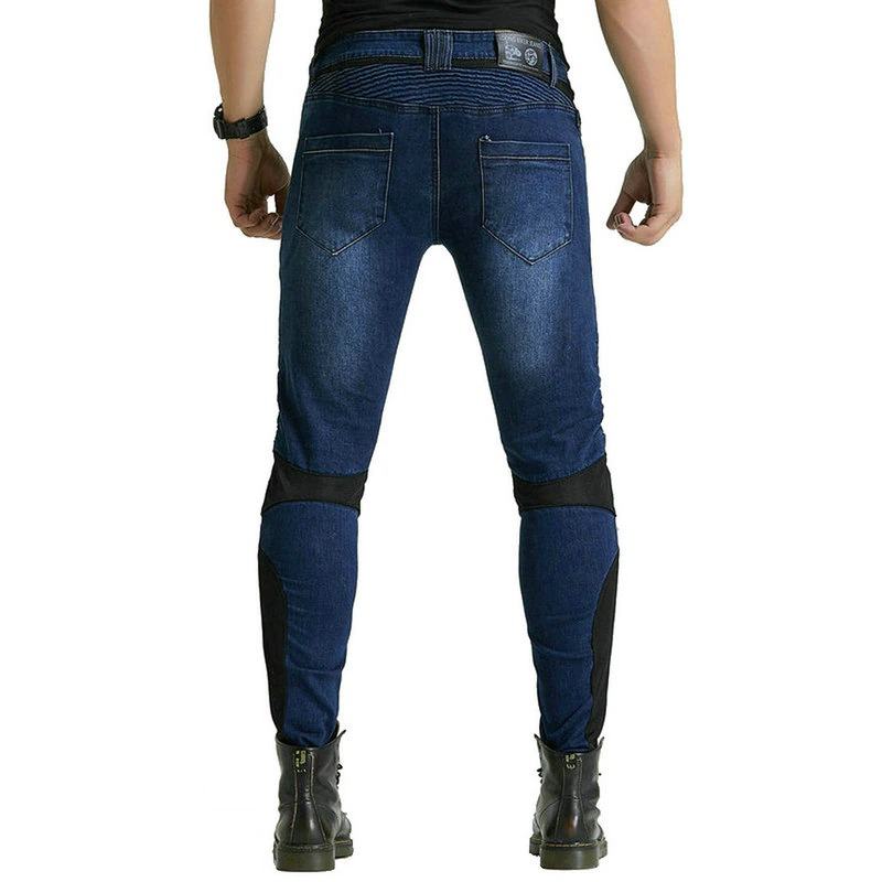 Cool Men's Motorcycle Pants / Biker Protection Pants / Rock Style Jeans For Men