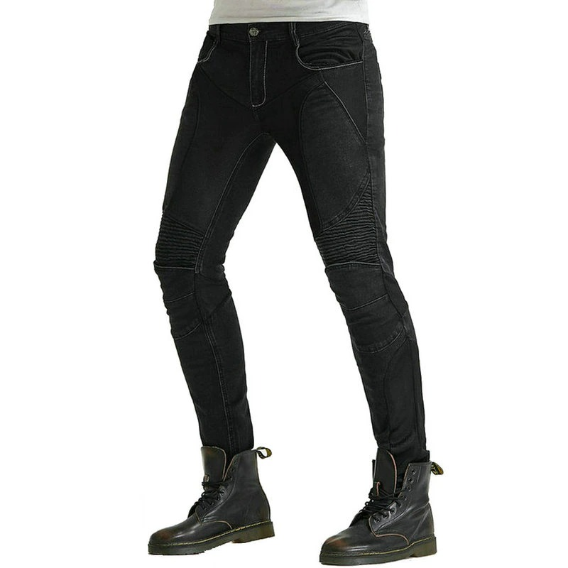 Cool Men's Motorcycle Pants / Biker Protection Pants / Rock Style Jeans For Men