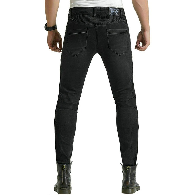 Cool Men's Motorcycle Pants / Biker Protection Pants / Rock Style Jeans For Men