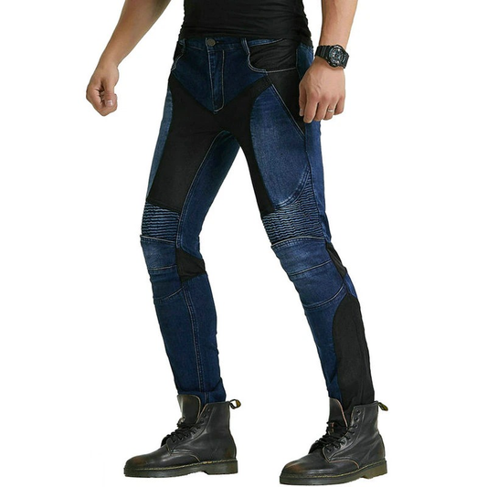 Cool Men's Motorcycle Pants / Biker Protection Pants / Rock Style Jeans For Men