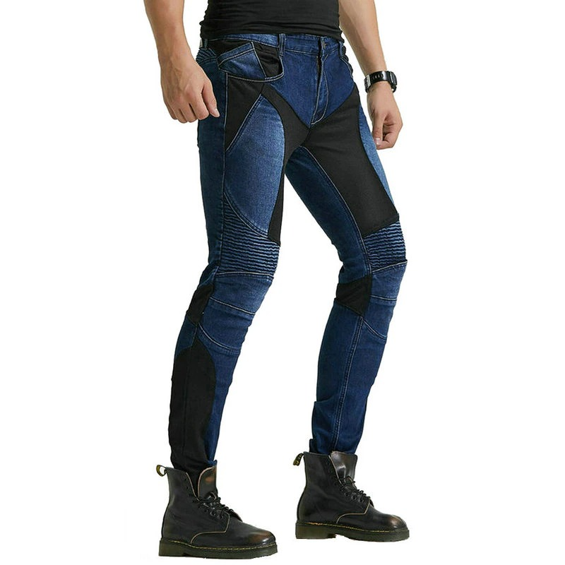 Cool Men's Motorcycle Pants / Biker Protection Pants / Rock Style Jeans For Men