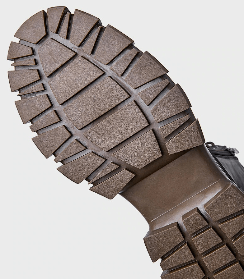 Men's Warm Fur Linning Mid-calf Boots / Genuine Leather Retro Motorcycle Boots