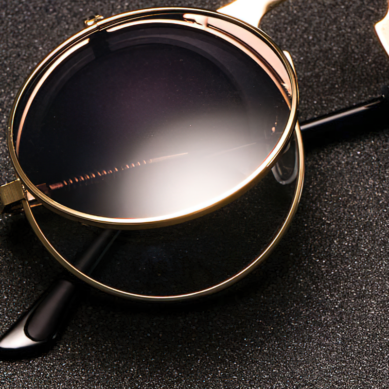 Cool Metal Round Sunglasses for Menand Women / Fashion Eyewear Shades UV Protection