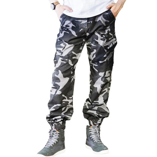 Cool Motorcycle Men's Pants / Male Camouflage Pants / Oversize Motocross Pants For Men