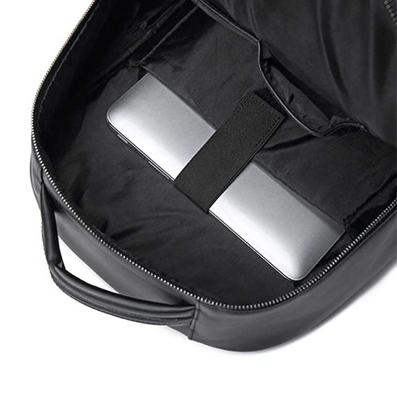 Cool Waterproof Backpack in Rock Style / Solid Zipper Rivet Shoulder Bags with Decorate Bat