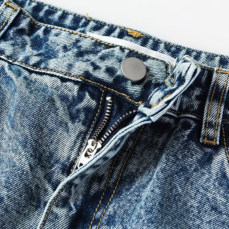 Cool Women's Denim Mini Shorts / Fashion High Waist Ruffle Shorts