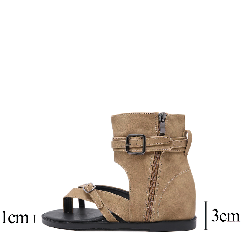 Cool Women's Open Toe Platform Sandals / Gothic Style Wedges Shoes