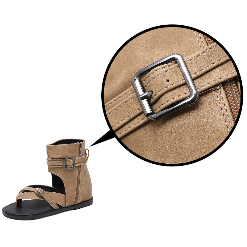 Cool Women's Open Toe Platform Sandals / Gothic Style Wedges Shoes