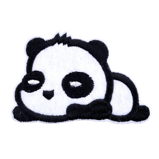 Cute Sleeping Panda Patch For Clothing / Unisex Stylish Embroidery / Animal Decal