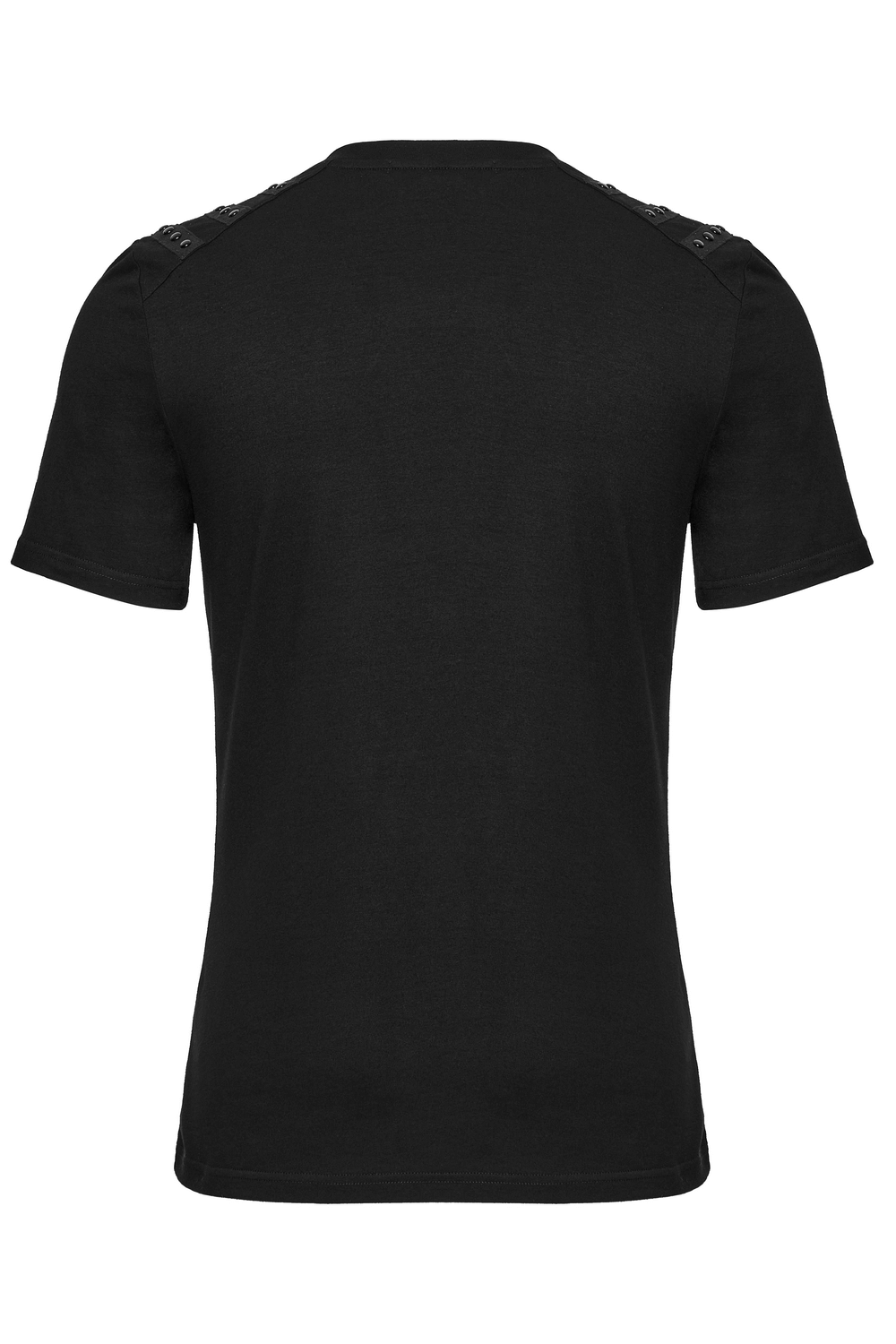 Cyberpunk Studded Shoulder Strap T-shirt for Men