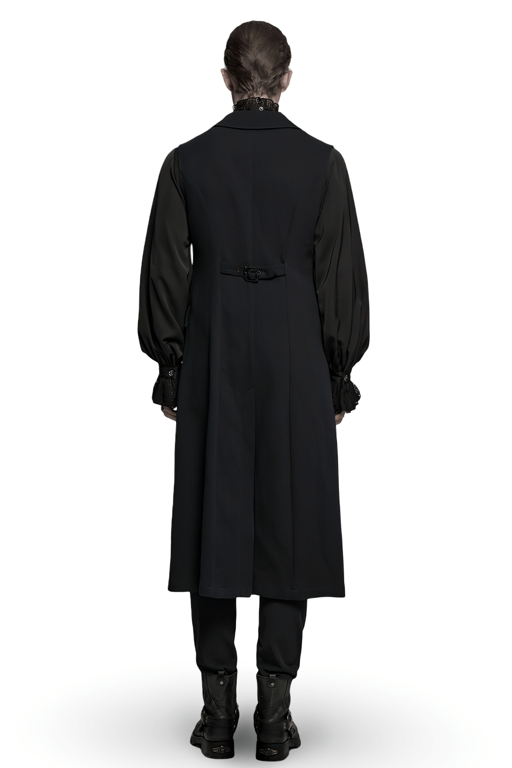 Dark Night Vampire Gentleman Vest with Bat Collar