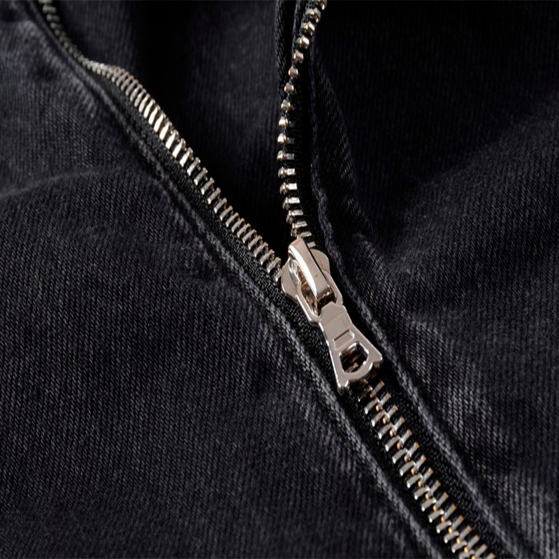 Denim Zipper Men's Punk Jacket / Streetwear Fashion Motorcycle Jacket / Biker Clothes