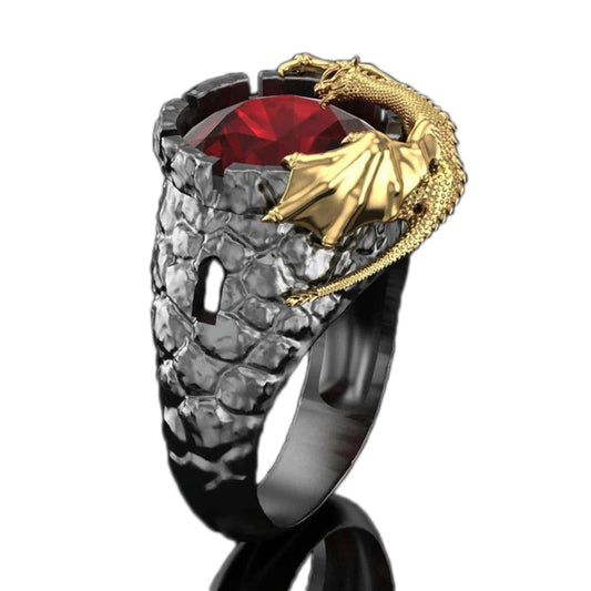 Domineering Dragon Ring / Alternative Fashion Jewelry / Cool women & mens rings