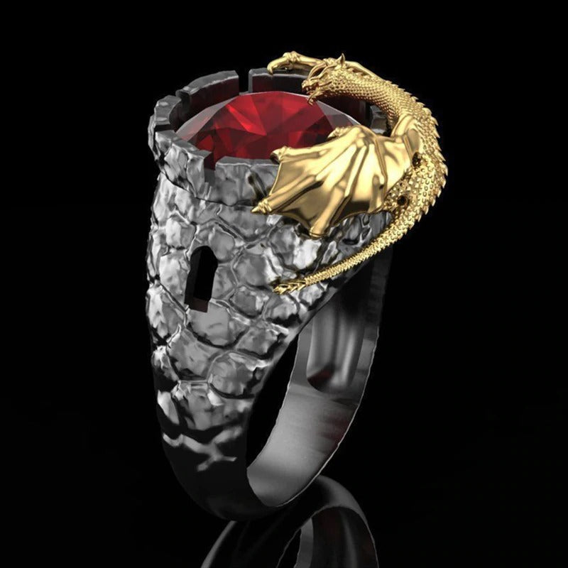 Domineering Dragon Ring / Alternative Fashion Jewelry / Cool women & mens rings