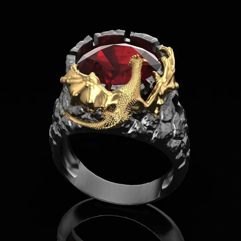 Domineering Dragon Ring / Alternative Fashion Jewelry / Cool women & mens rings