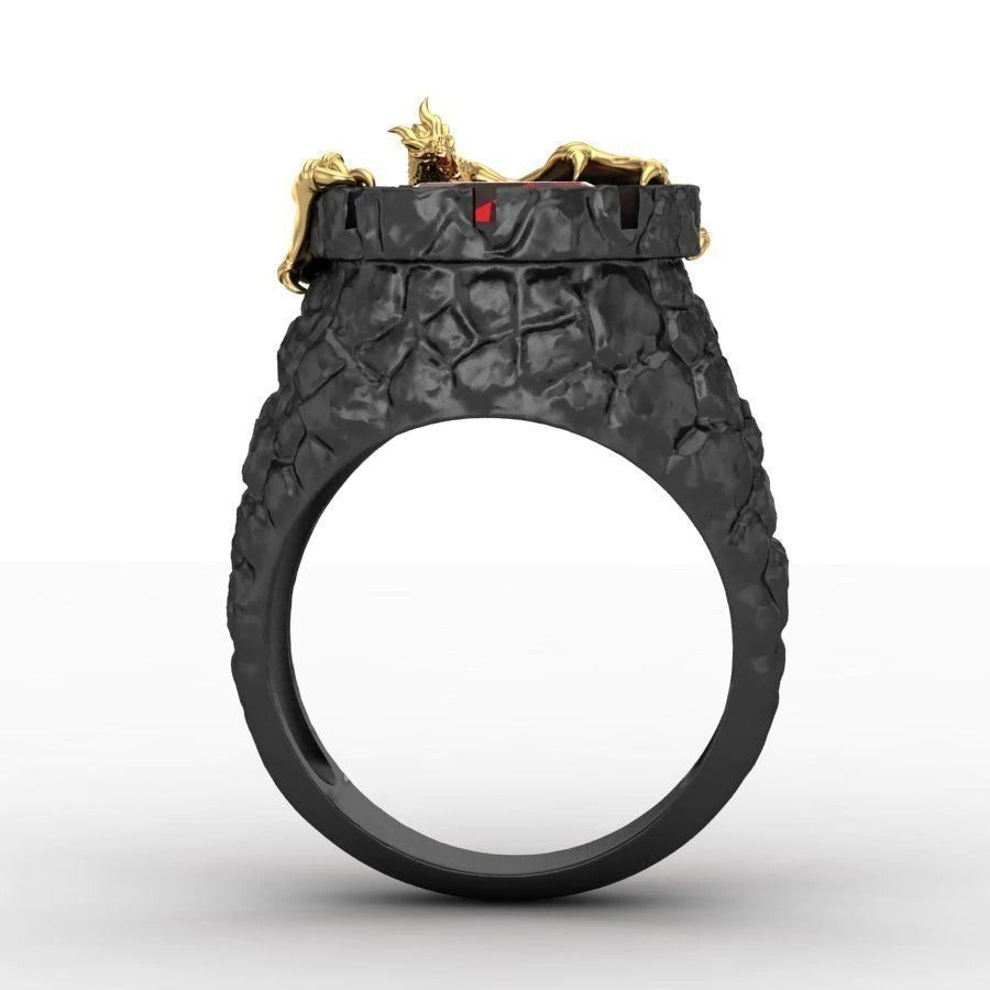Domineering Dragon Ring / Alternative Fashion Jewelry / Cool women & mens rings