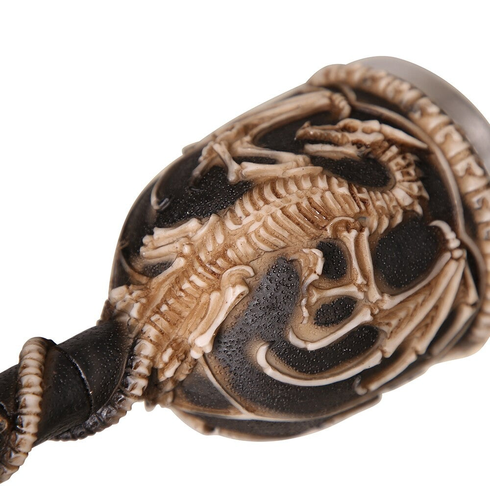 Dragon Bone Stainless Steel and Resin 200ml Retro Wine Glass / Unique Cocktail Drinkware