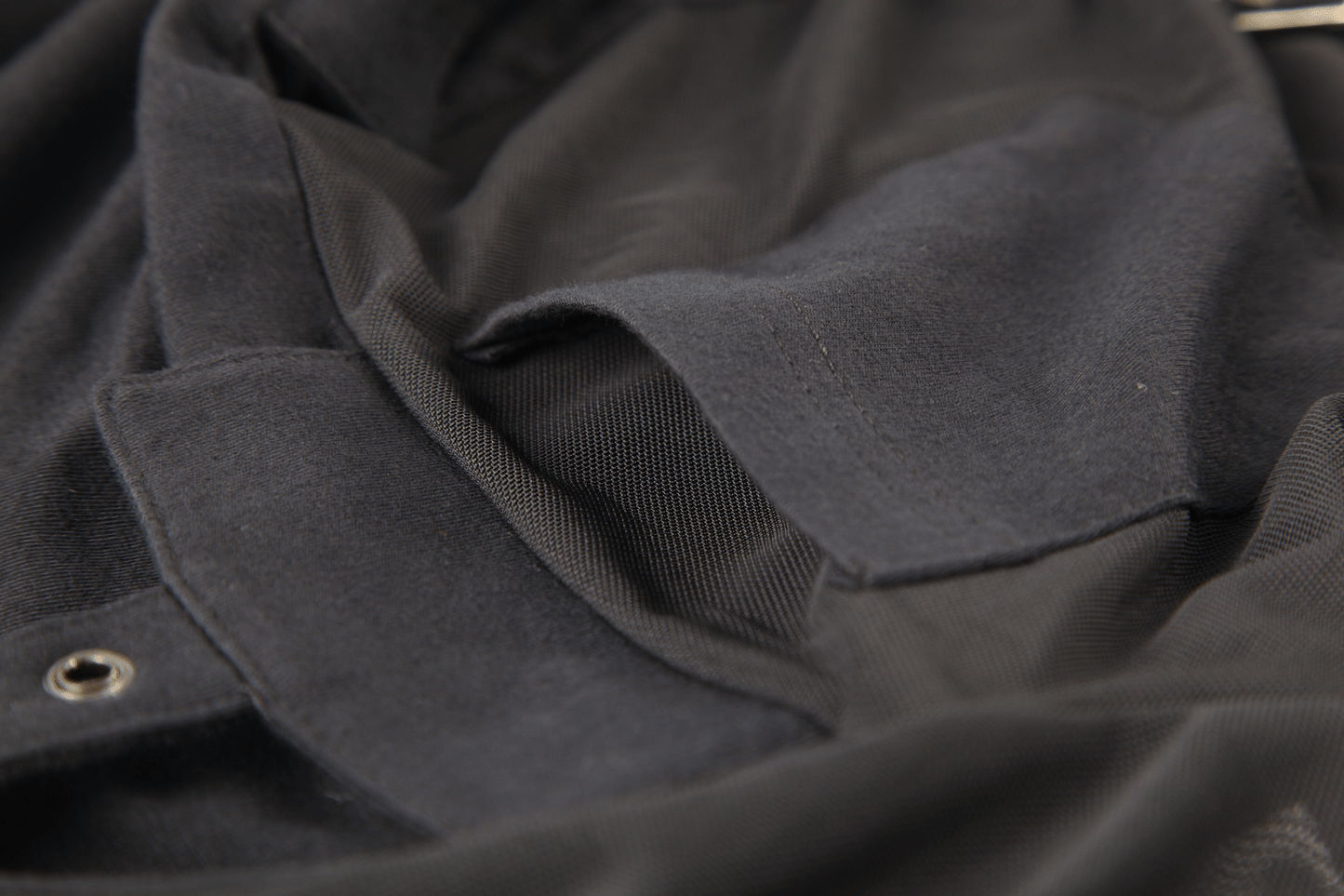 Edgy Black Hooded Top with Mesh Sleeves for Women