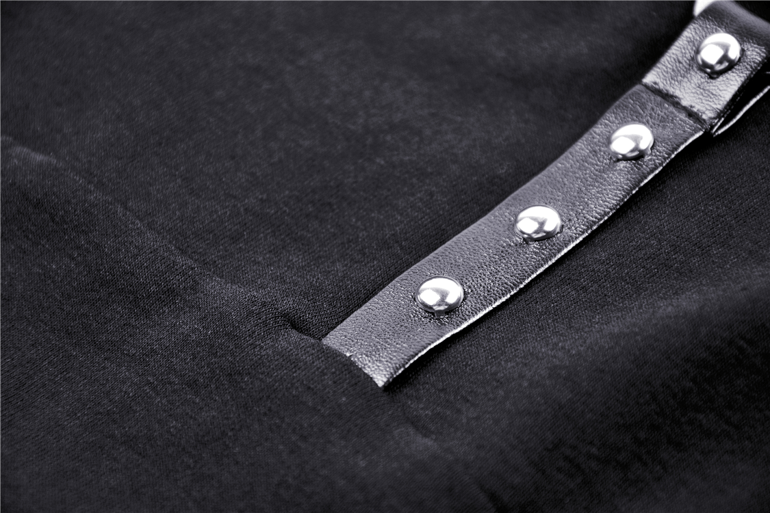 Edgy Black Mesh-Panel Crop Top With Strappy Design