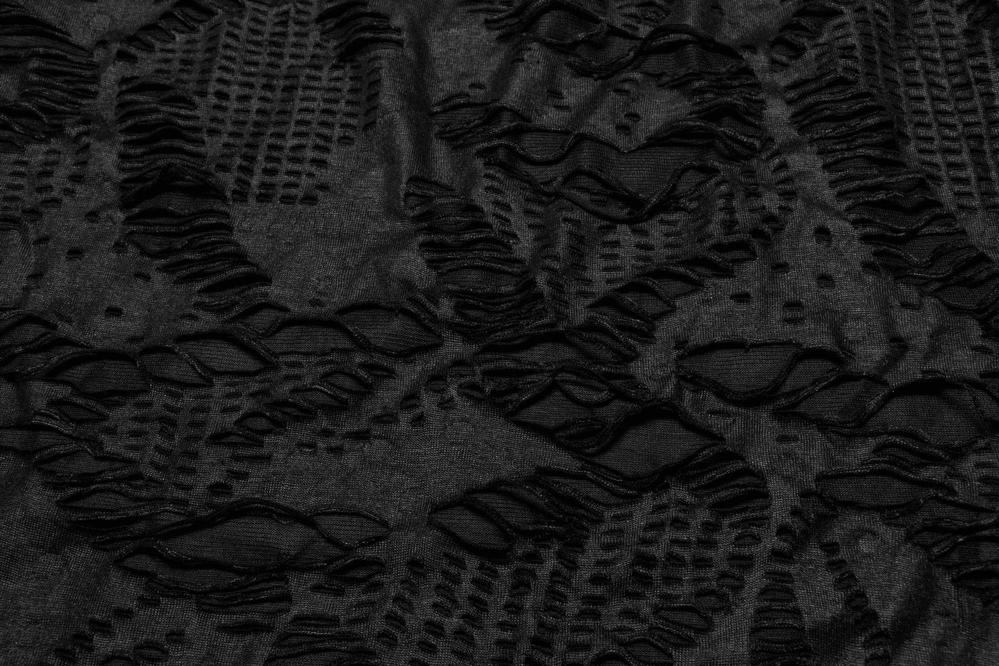 Edgy Gothic Mesh Layered Tee