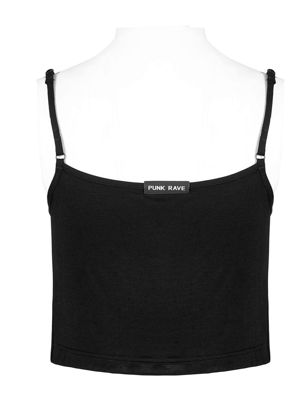 Edgy Knit Camisole with Detachable Punk Chain